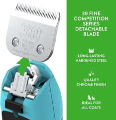 Wahl Professional Animal 30 Fine Blade shows a show-quality finish.