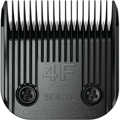 Wahl Professional Animal 4F blade closeup highlights precision for smooth coats.