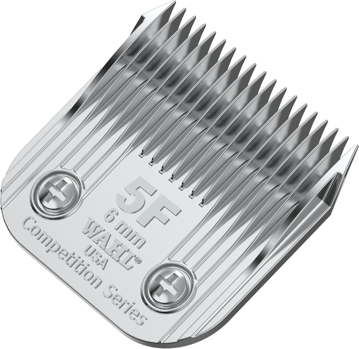 Wahl 5F blade with 15/64 inch cut for smooth trimming and even coats