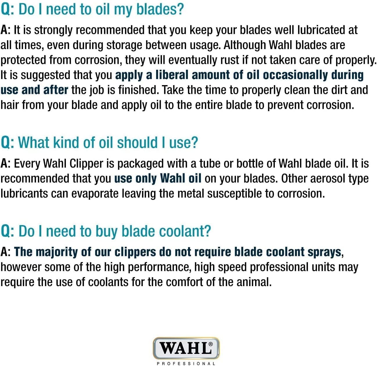 Wahl 5F blade is brand-new after QA and ready to use