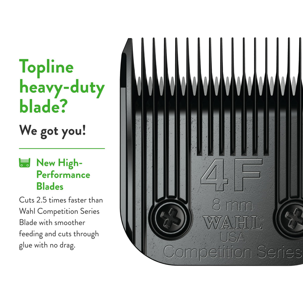 Wahl Professional Animal clipper shown for show-ready clipping capabilities.