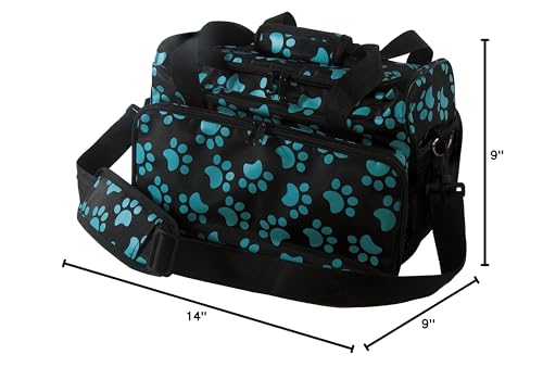 WAHL Professional Animal Travel Tote design in turquoise enhances visibility and style.