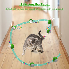 WAKHJAKT sound and touch activated toy reawakens with pet interaction.