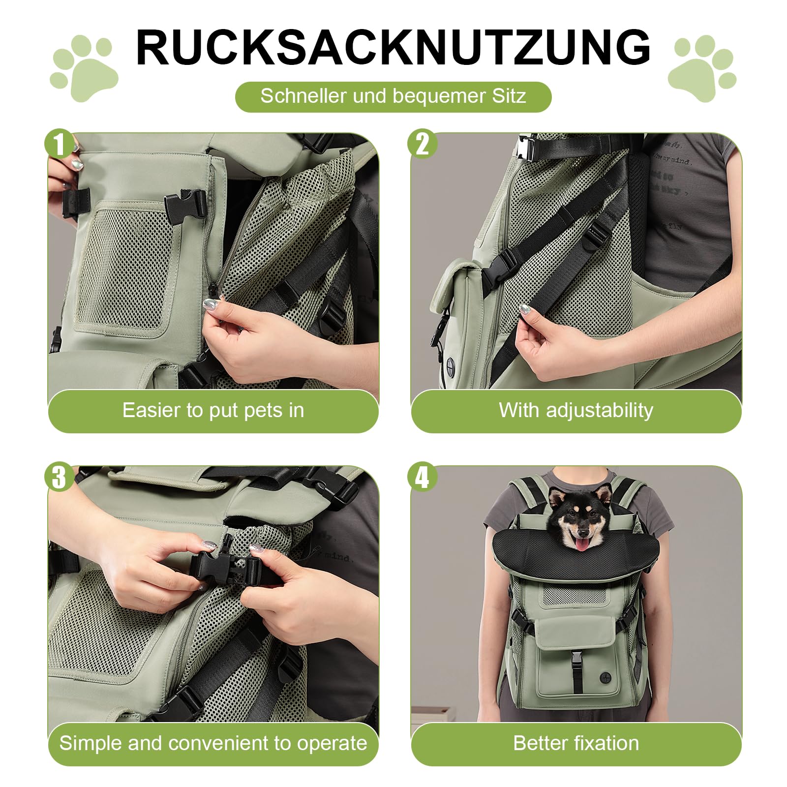 Wakytu backpack ideal for hiking and travel with comfortable hands-free wear