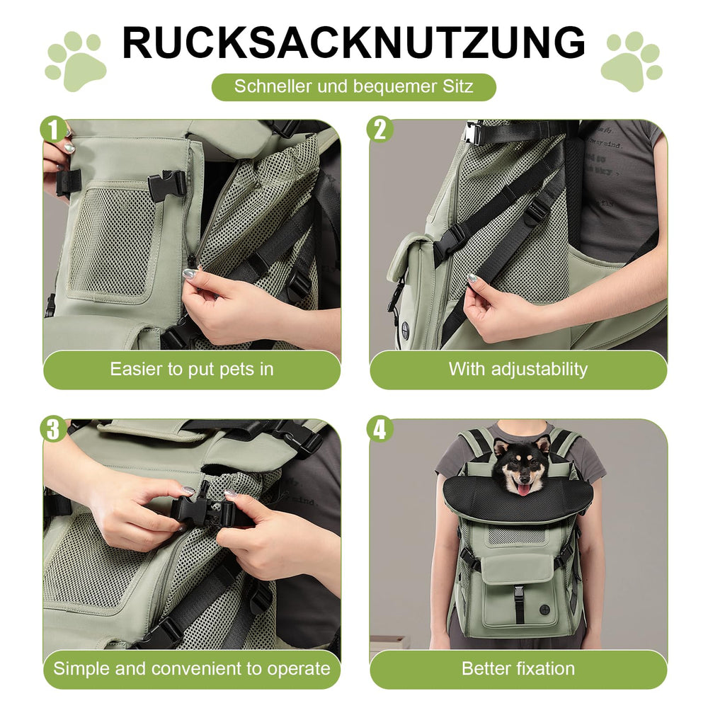 Wakytu backpack ideal for hiking and travel with comfortable hands-free wear