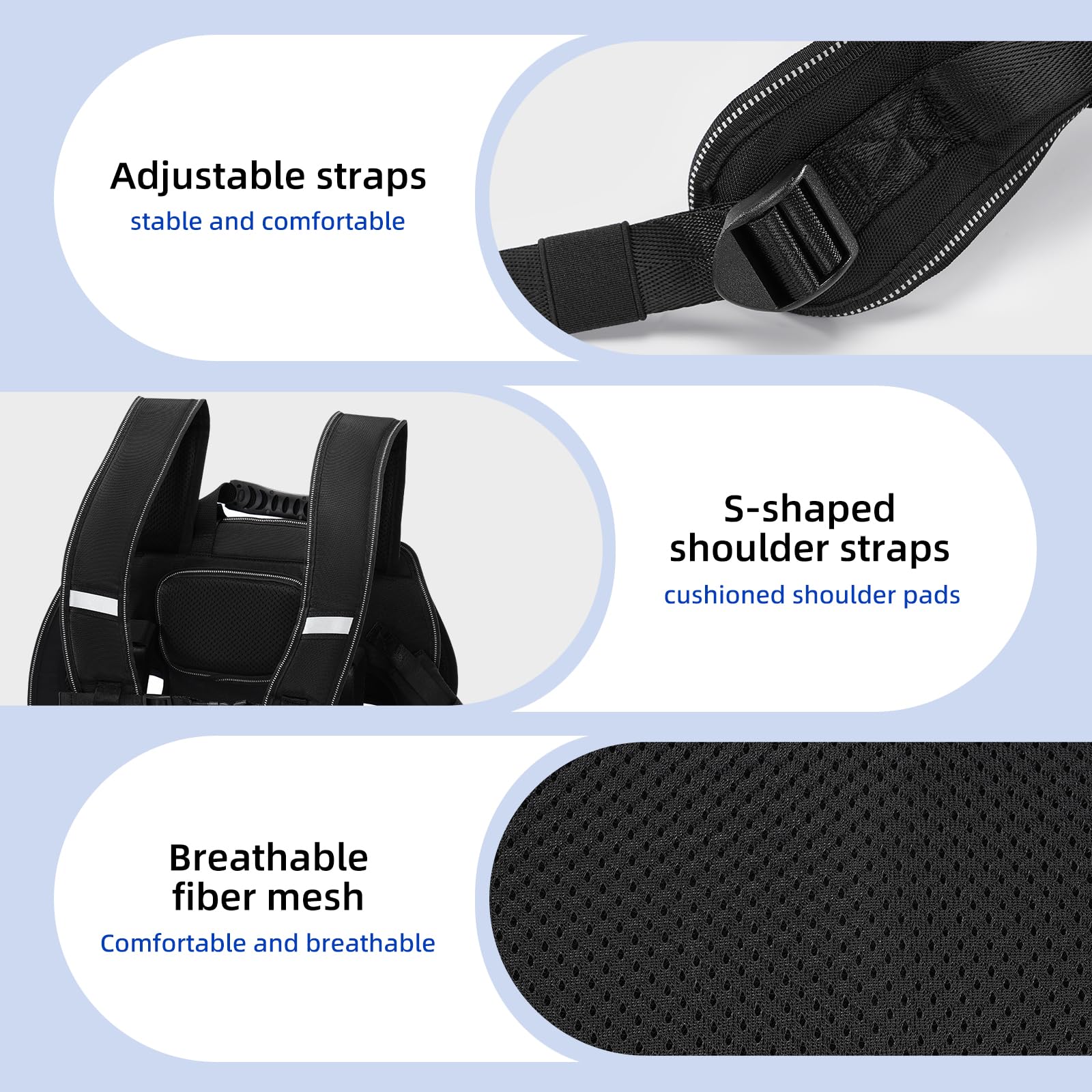 Wakytu dog backpack supports joints on walks and vet trips.