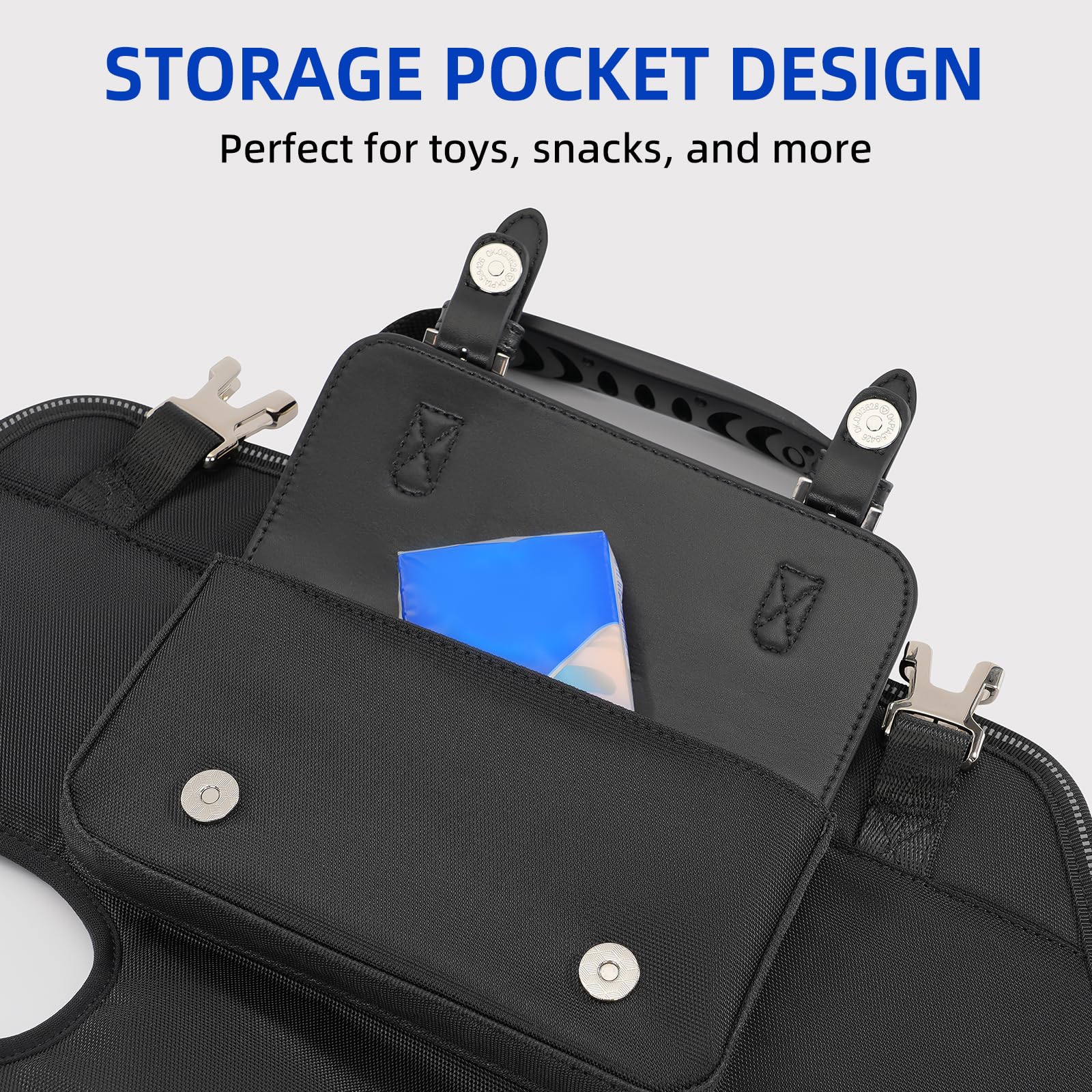 Wakytu dog backpack emergency-secure design for quick safety.