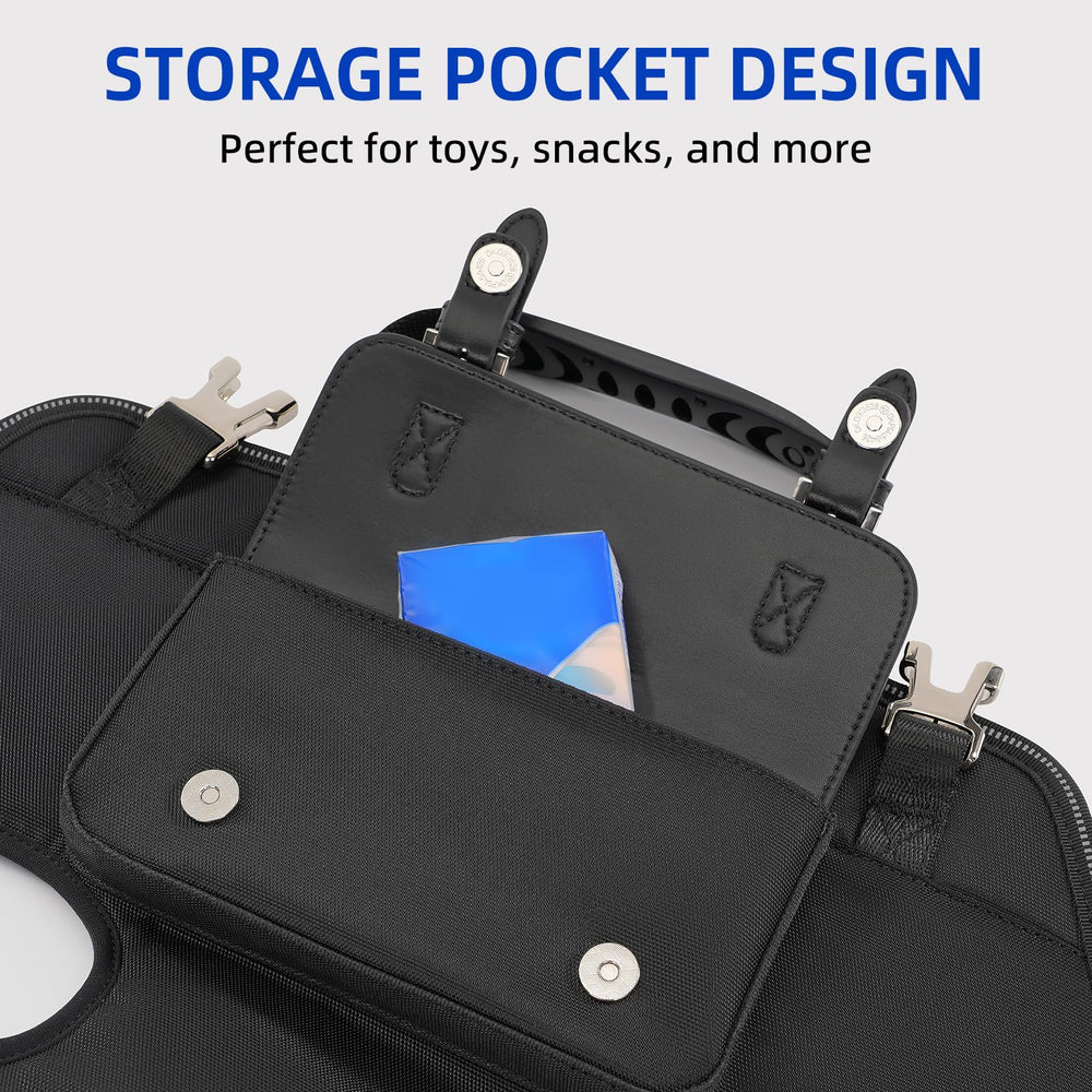 Wakytu dog backpack emergency-secure design for quick safety.