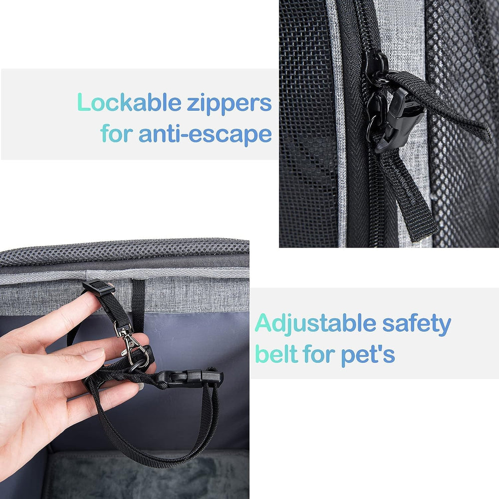 Wakytu dog bike basket compact storage ready for travel
