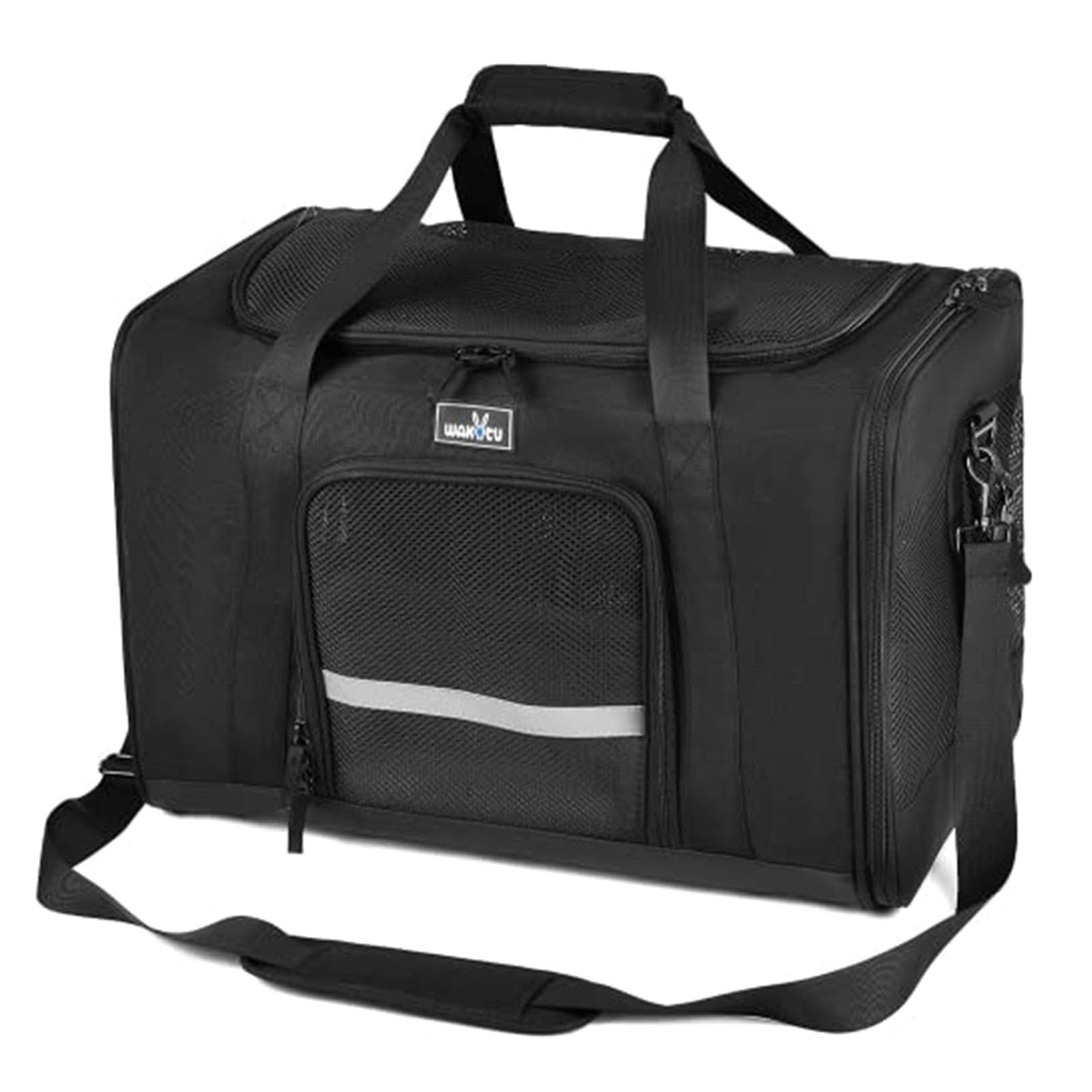 Wakytu dog carrier expandable space offers more room for your pet during trips.