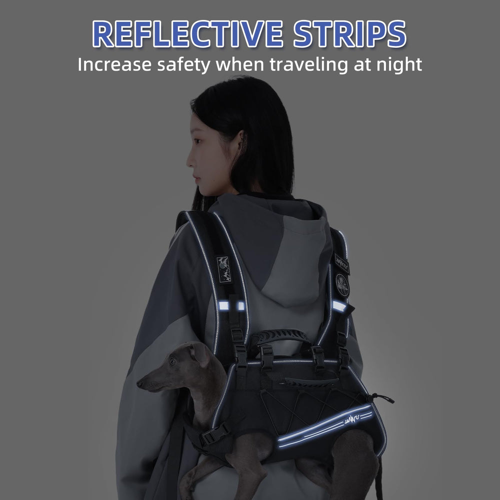 Wakytu lift harness neck padding and lumbar support detail