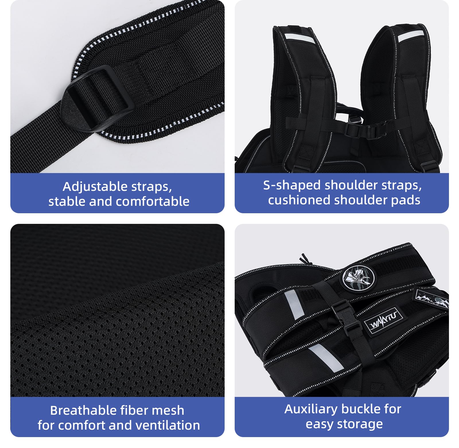 Wakytu dog carrier emergency-use quick-don feature in action