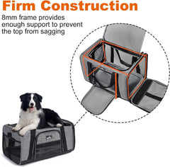 Wakytu carrier shows three entrances for easy access to your pet
