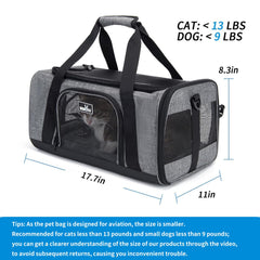 Wakytu carrier front entrance showing breathable mesh windows