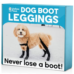 Walkee Paws connected dog boots closeup highlighting waterproof shells for reliable paw protection.