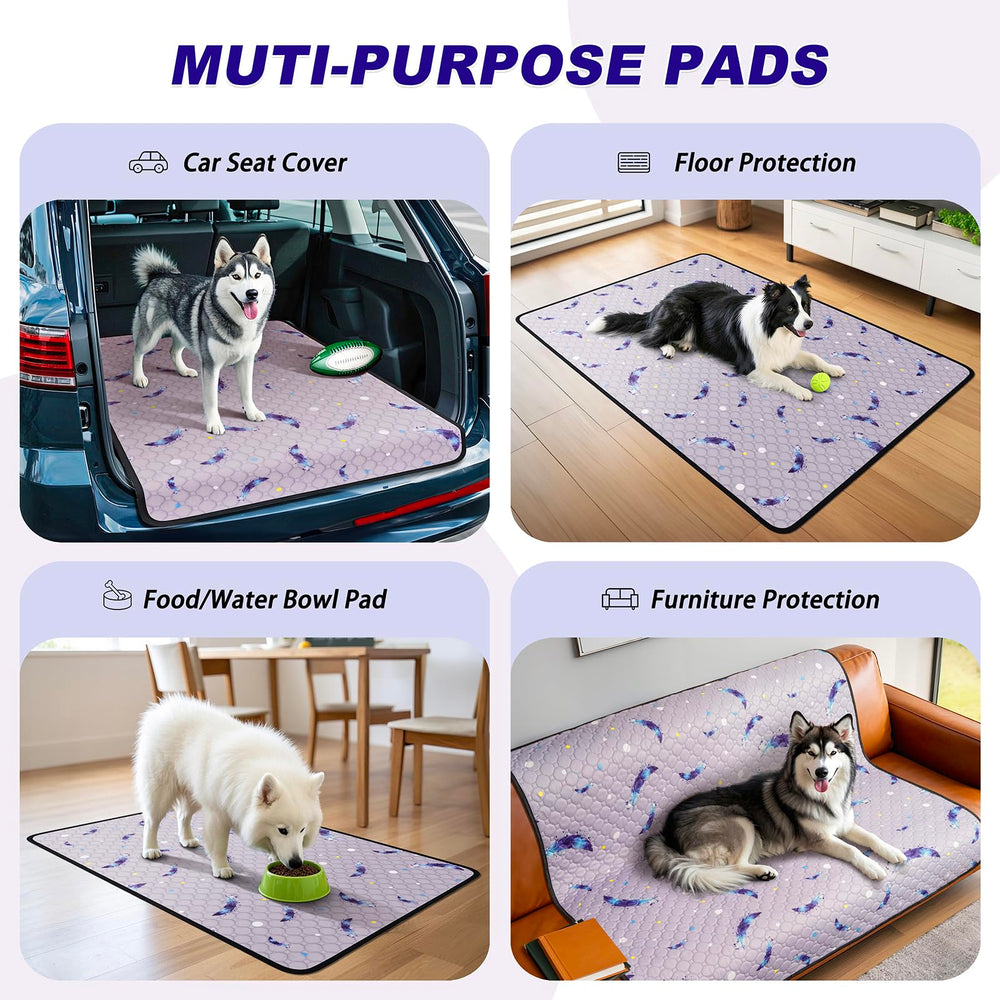 WanpeeGoo 18x24 in-use pad demonstrating spill protection at home