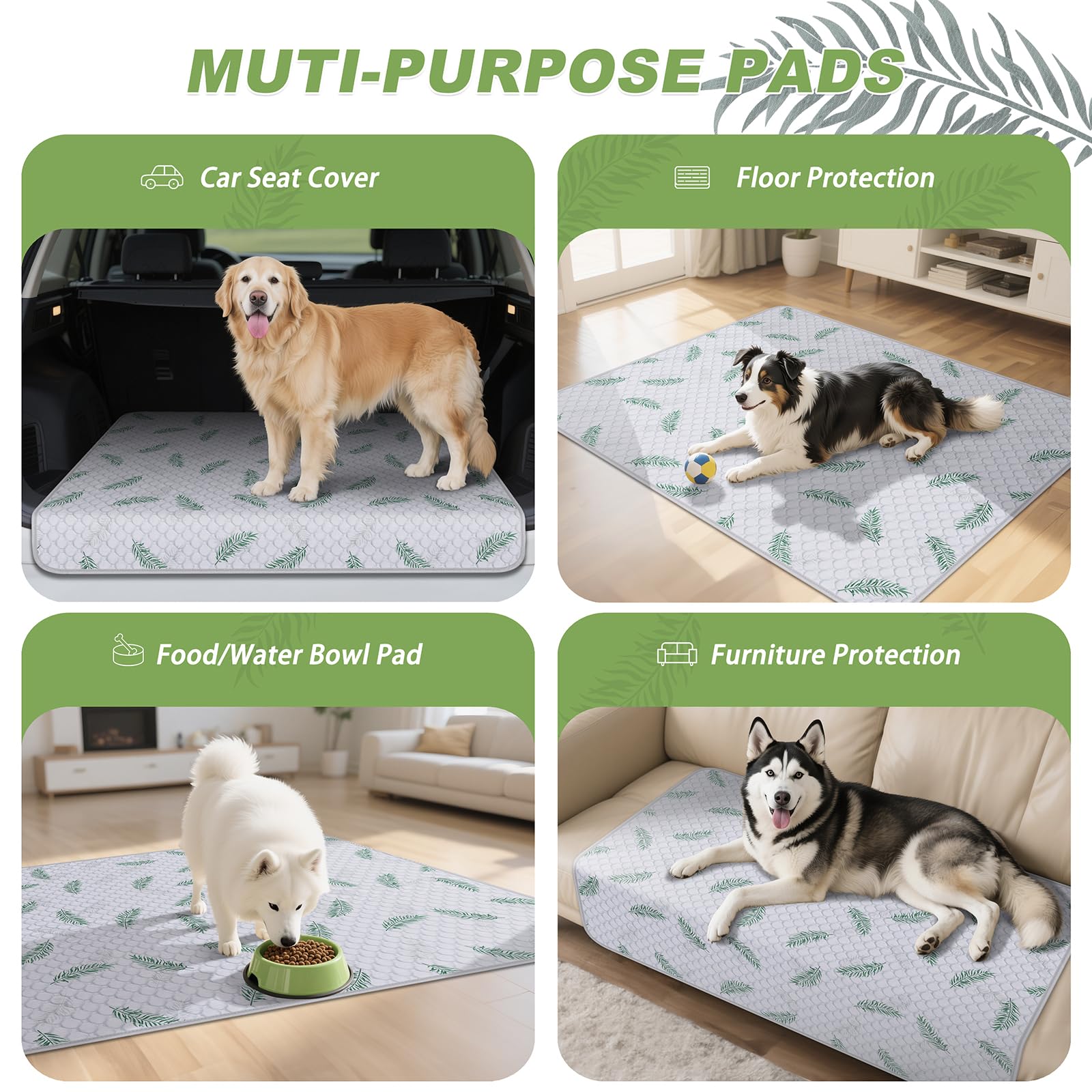 WanpeeGoo reusable dog pads help reduce waste and save money over time
