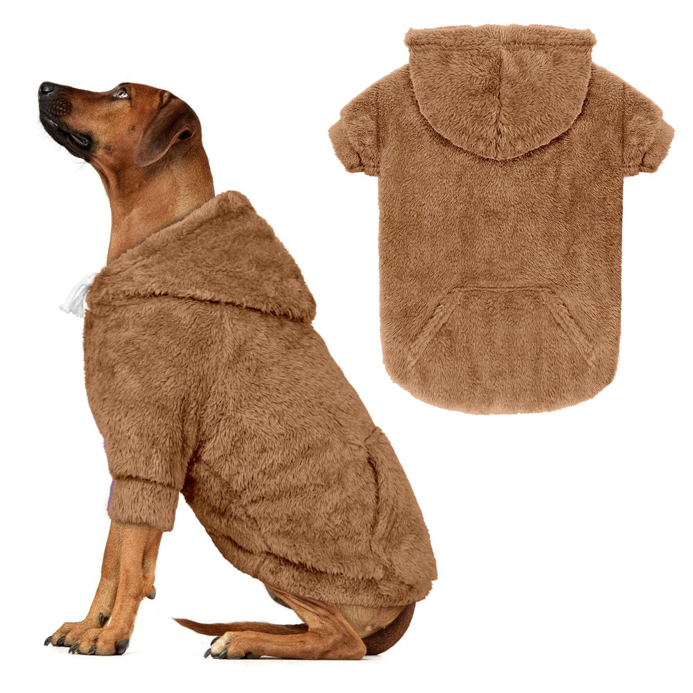 Waoduld 3XL dog sweater hoodie showcases cozy warmth for large breeds.