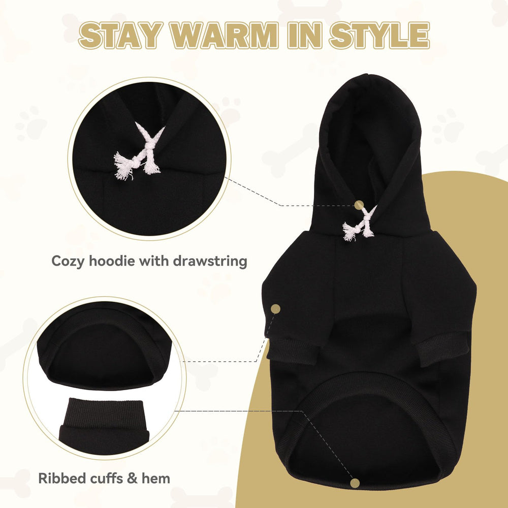 Waoduld 5XL reinforced leash hole reduces wear during walks