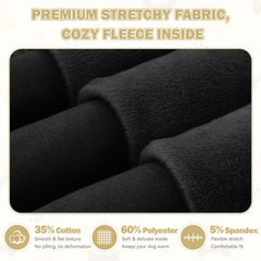 Waoduld 5XL dog hoodie hood detail showcases practical style and warmth
