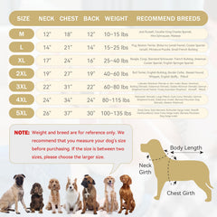 Waoduld 5XL dog sweater hoodie side view highlights relaxed fit for large breeds
