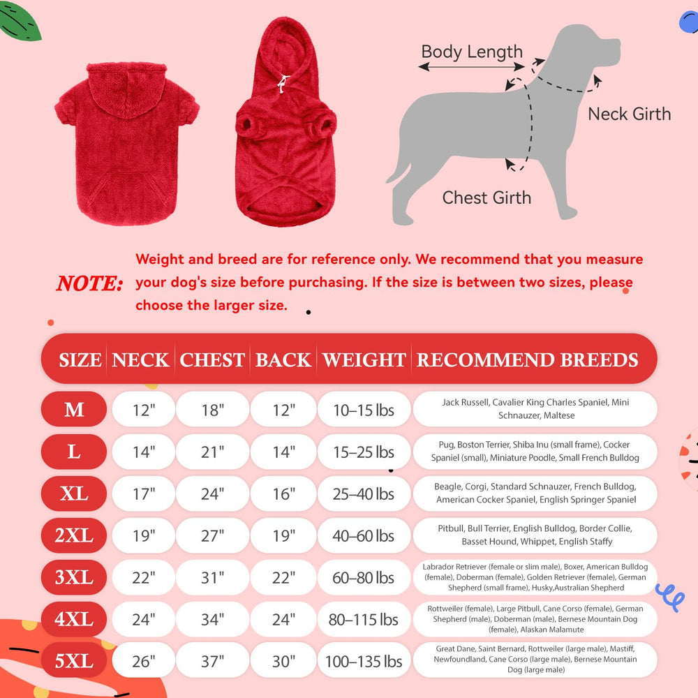 Waoduld dog hoodie back view highlights snug fit for all-day comfort.