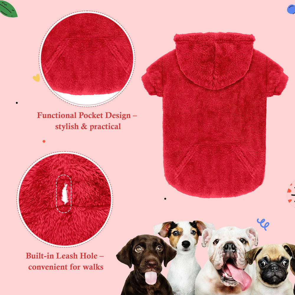 Waoduld dog sweater leash hole enables easy leash attachment during walks.