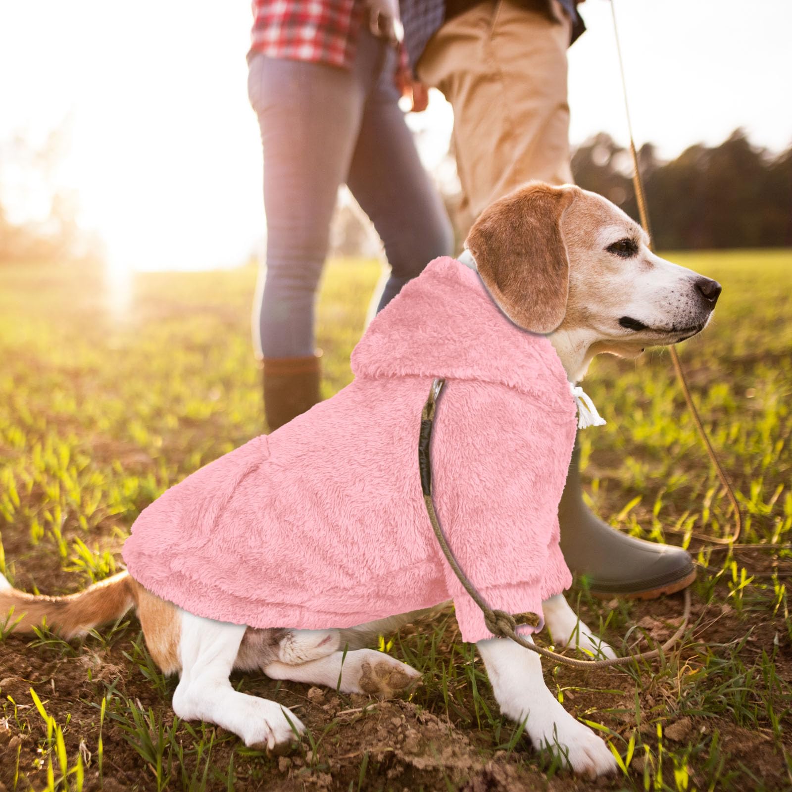Waoduld dog sweater pink durable stitching after washes