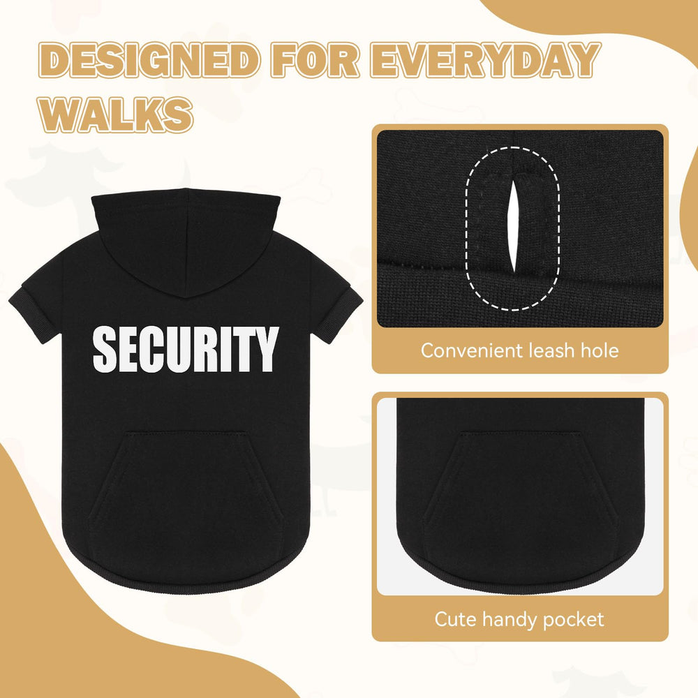Waoduld dog sweater pocket detail demonstrates handy storage on outdoor walks