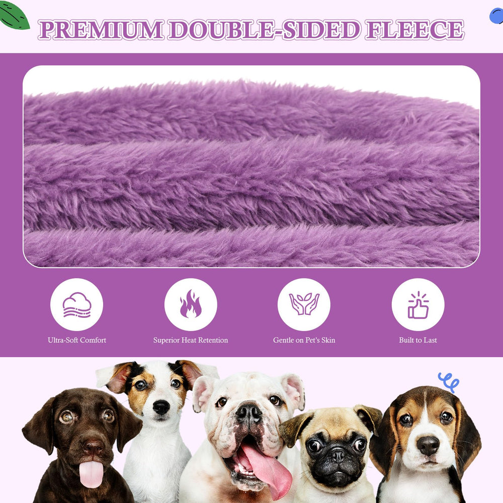 Waoduld polar fleece double-sided fabric for comfy large dogs.