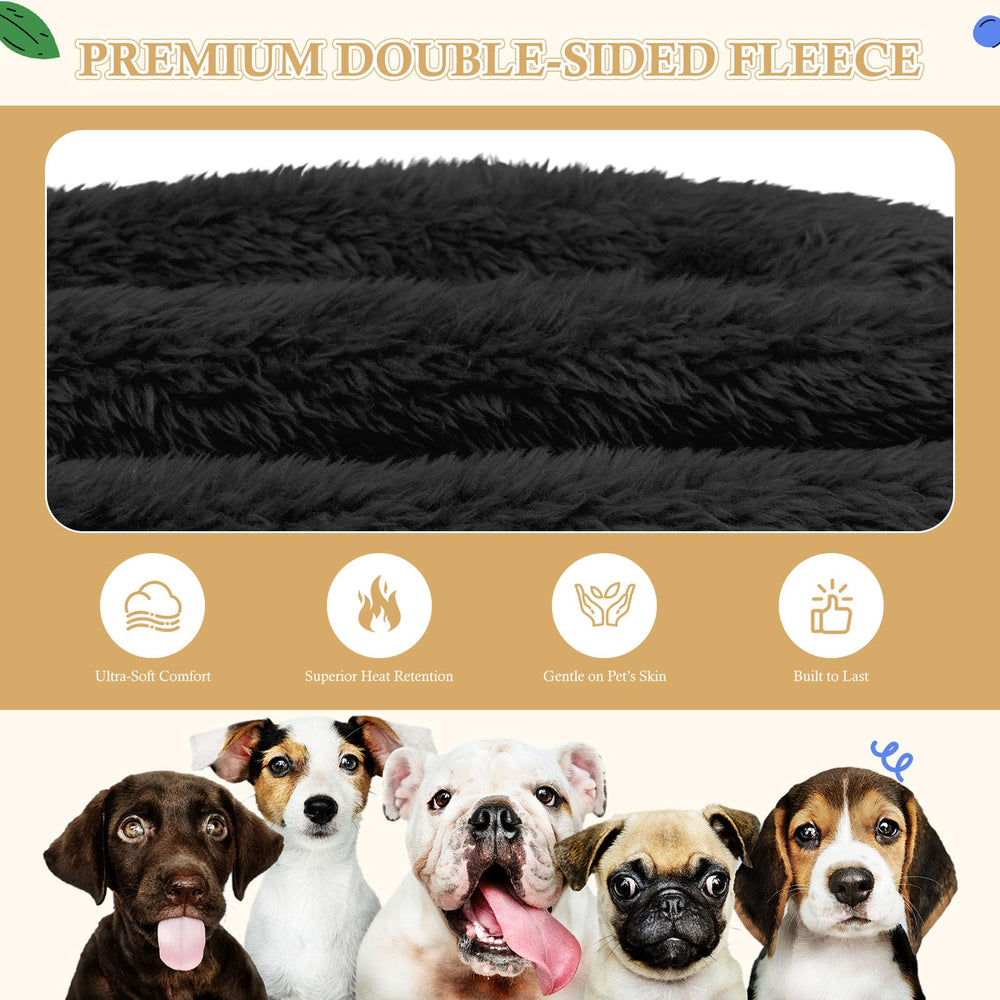 Waoduld dog sweater ribbed cuffs and hem for secure fit