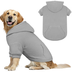 Waoduld sudadera para perro grande con capucha, cómodo para paseos nocturnos.