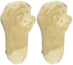 Ware Manufacturing Gorilla Chew Natural Medium two-pack front view satisfying chewing instincts.