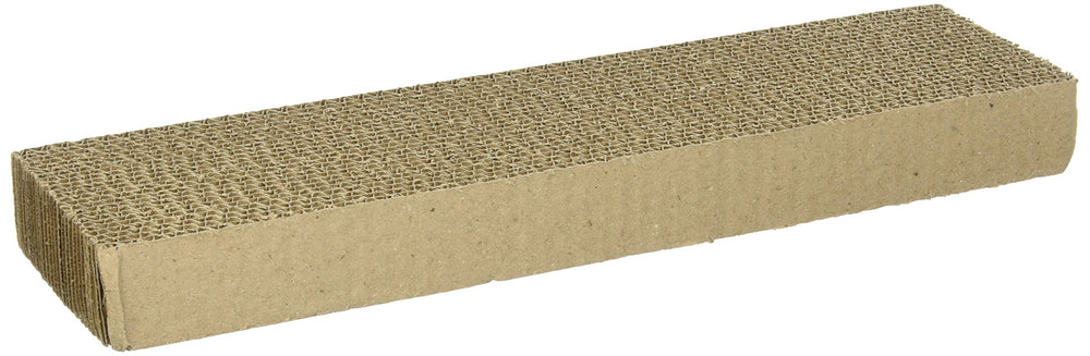 Ware Manufacturing WARE catnip included scratcher pad in use to deter furniture scratches