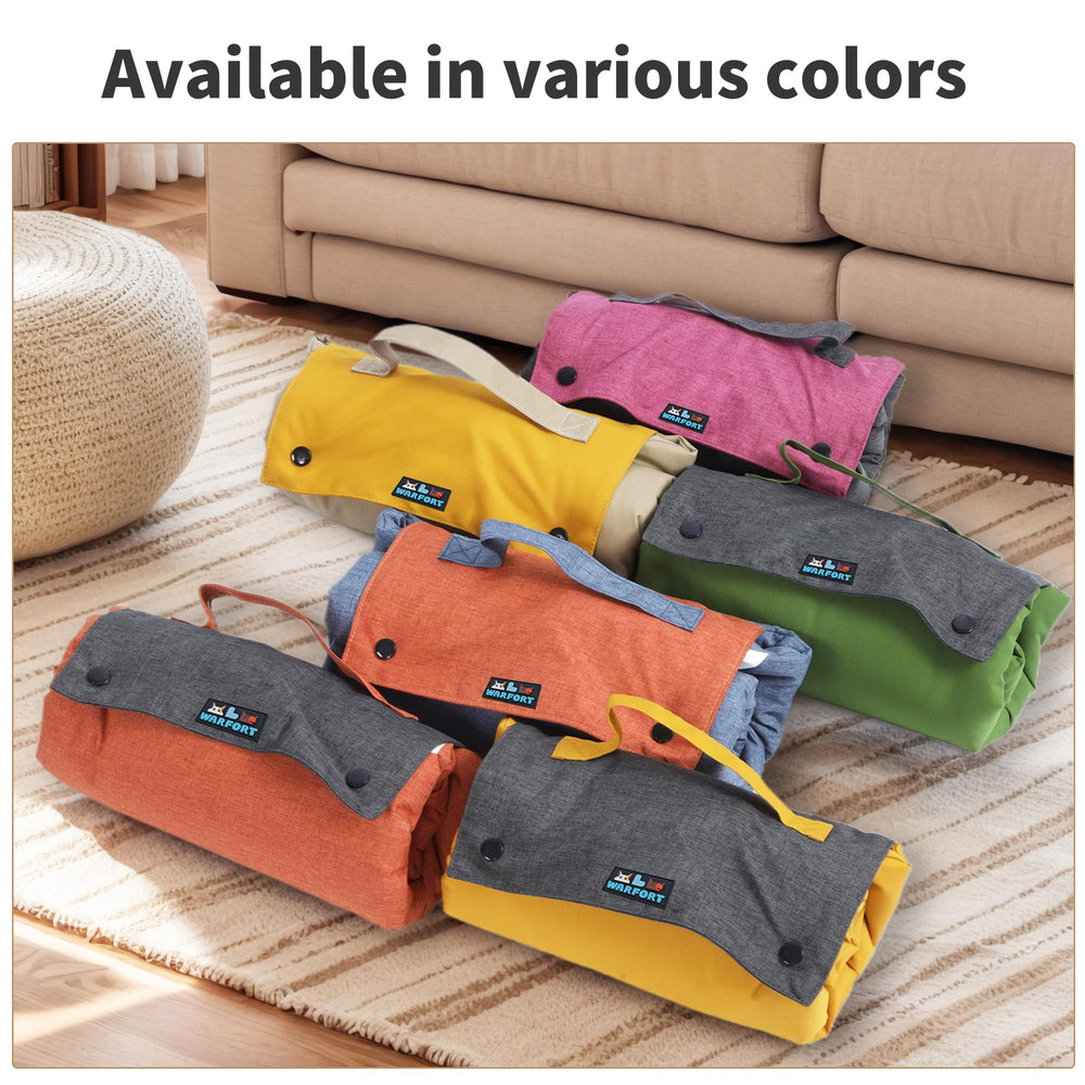 Warfort Outdoor Dog Mat medium size, durable Oxford fabric for outdoor adventures.