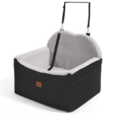 WarmInsula dog car seat front view with compact booster for small dogs