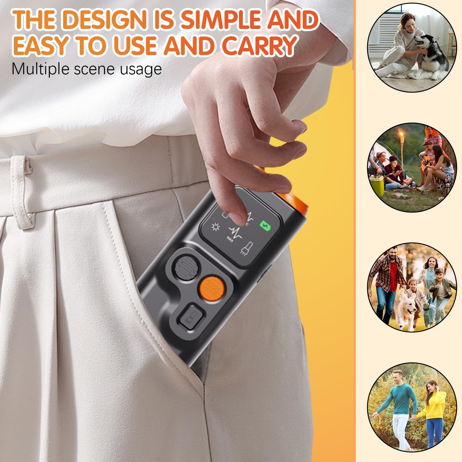 Warmow compact design keeps the deterrent easy to carry.