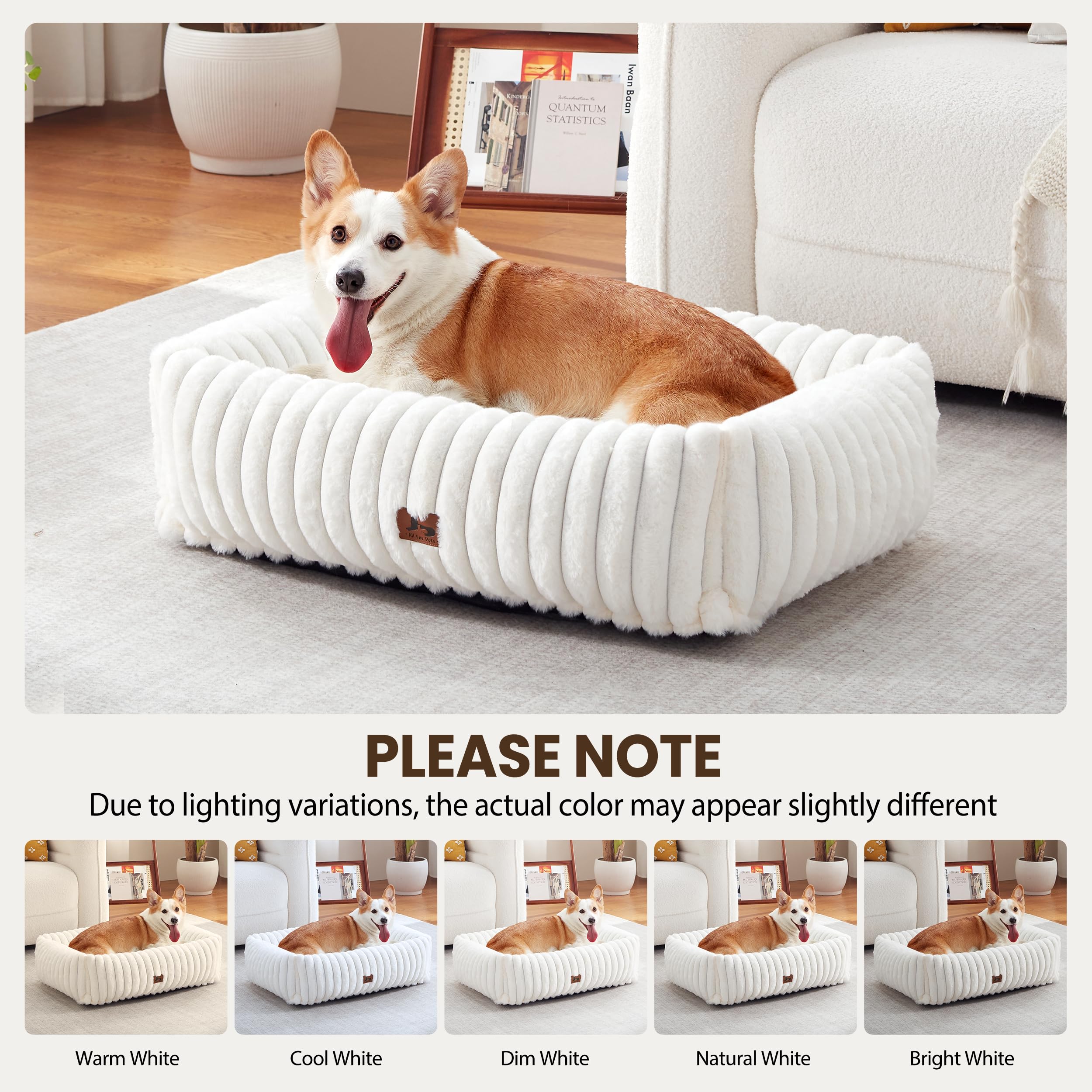 Warmrest Dog Bed in use shows plush comfort and calming ambiance