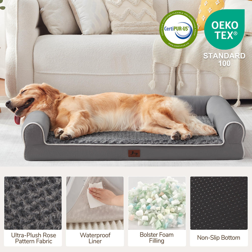 Warmrest dog bed rose velvet surface feels soft and calming for naps.