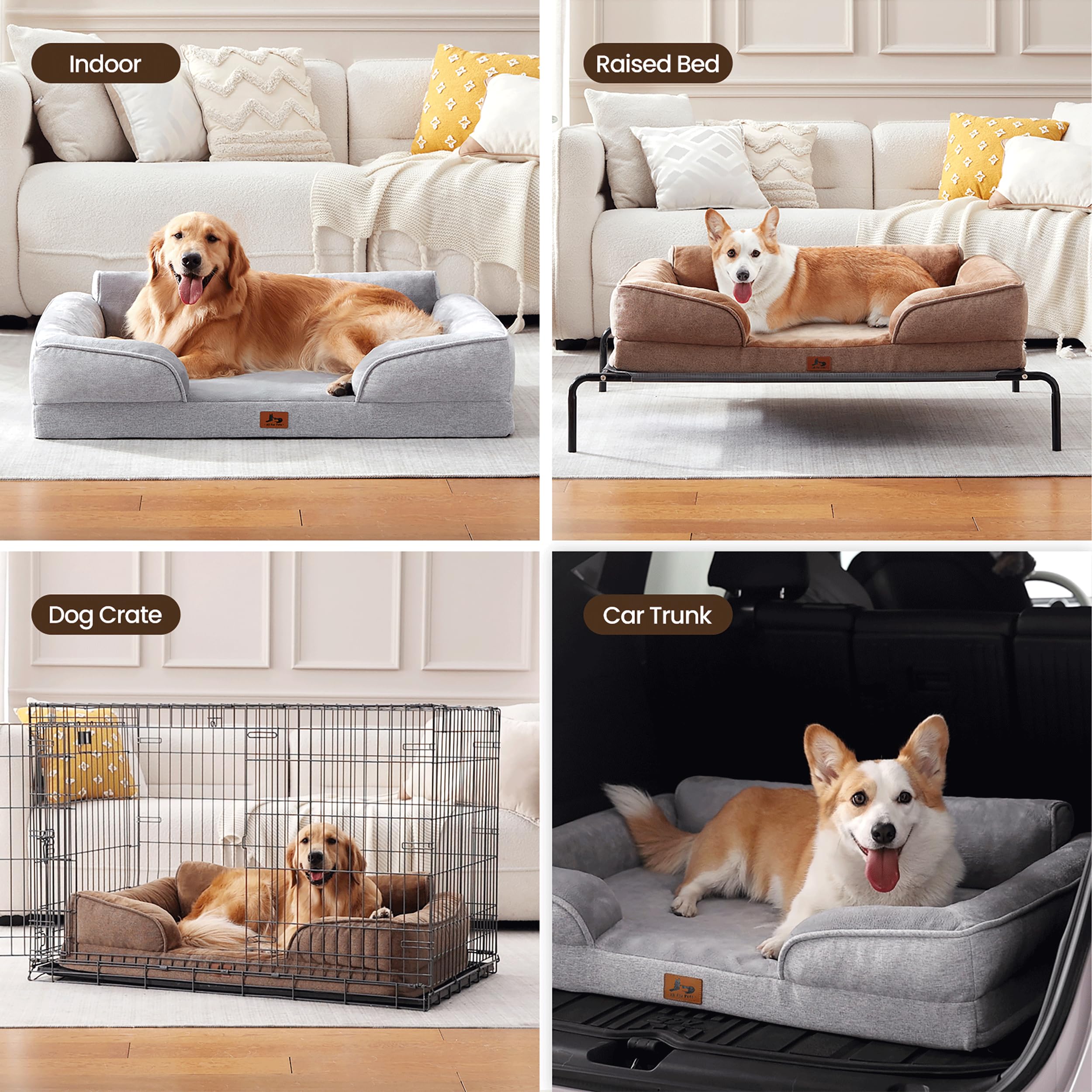 Warmrest dog naps comfortably in a cozy living-room setup.
