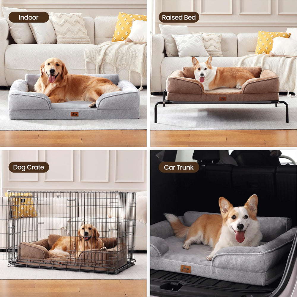 Warmrest dog naps comfortably in a cozy living-room setup.