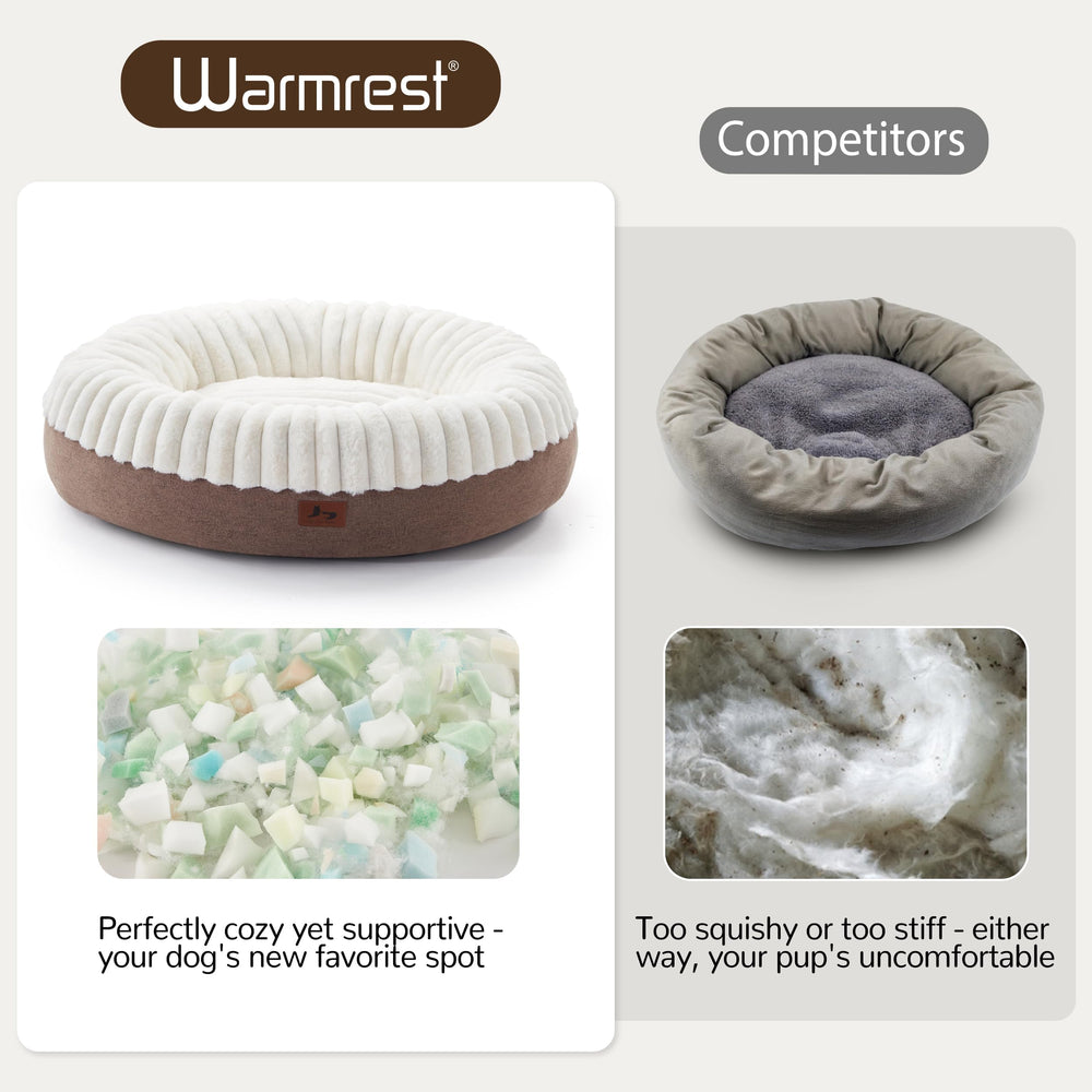 Warmrest Donut Bed machine-washable full-bed for easy cleaning