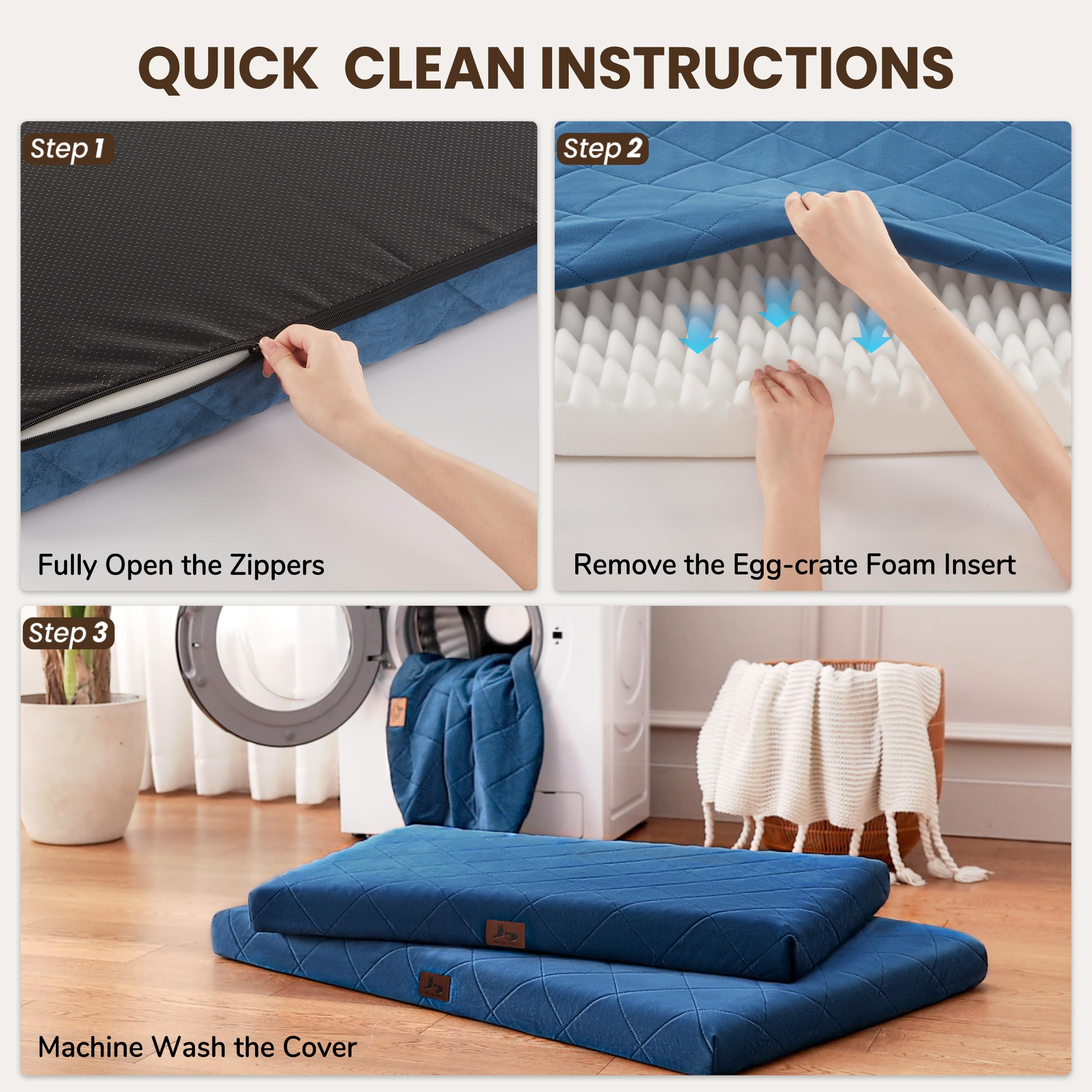 Warmrest removable washable cover simplifies cleaning after adventures.
