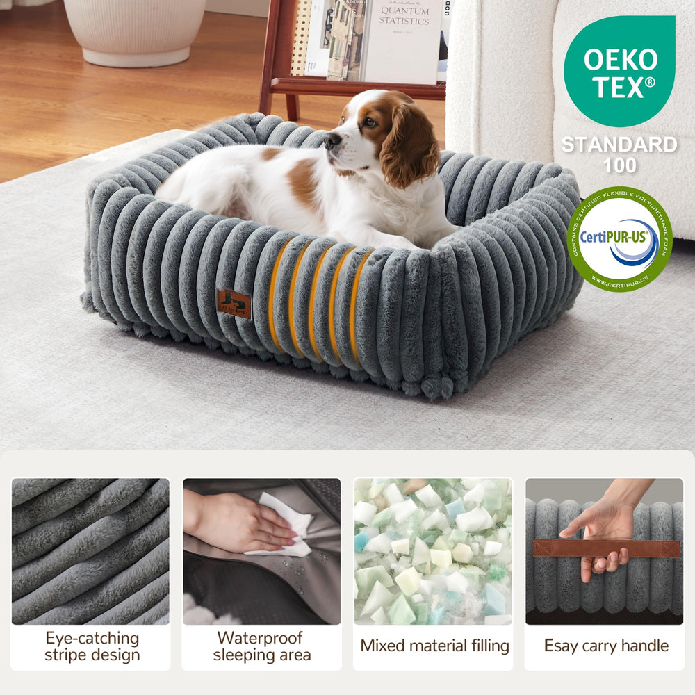 Warmrest bed foam-detail shows chopped foam blend for supportive cushioning.