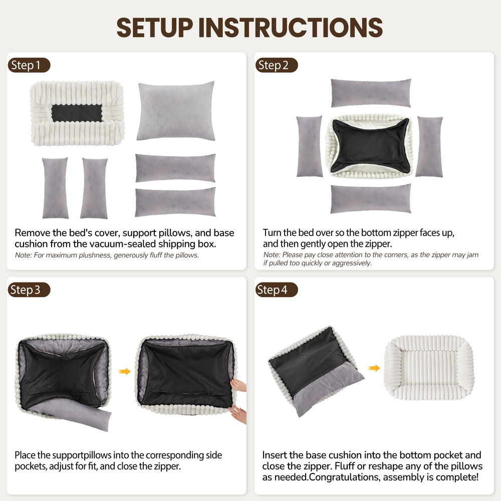Warmrest washable dog bed puppy nap shot suggests cozy comfort for restful downtime