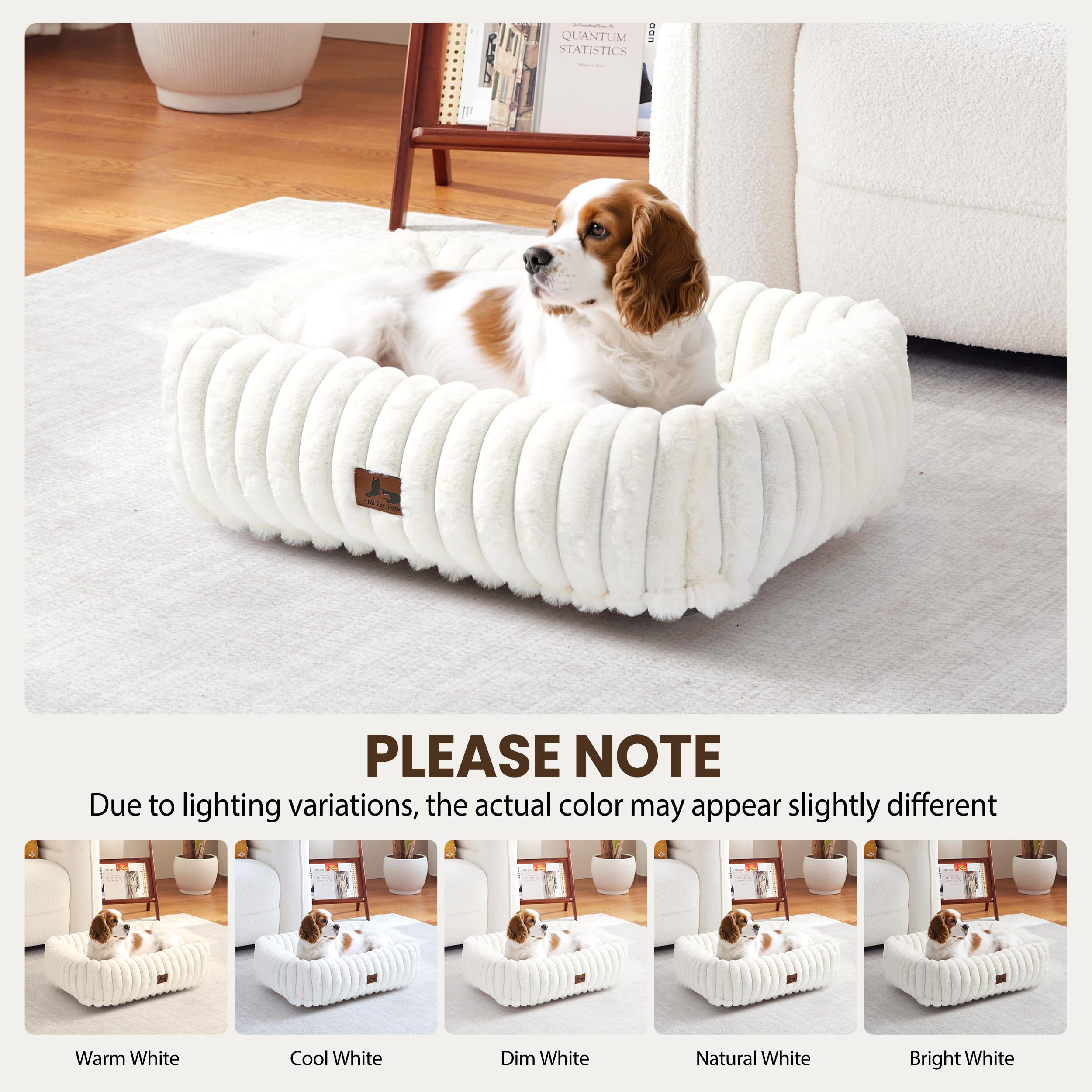 Warmrest washable dog bed washing instructions illustrate easy cleaning routine