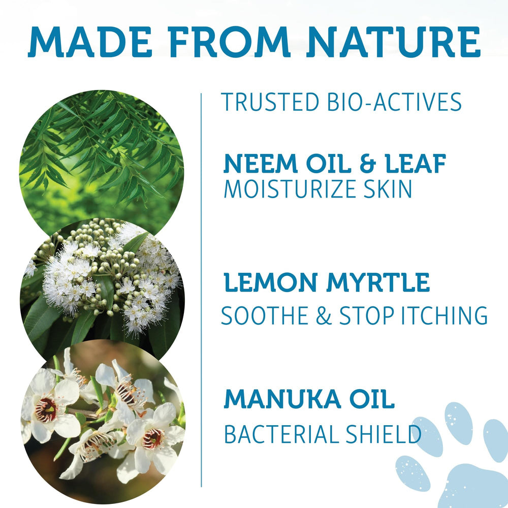 WashBar neem and Manuka oils-infused bar moisturizes sensitive skin.