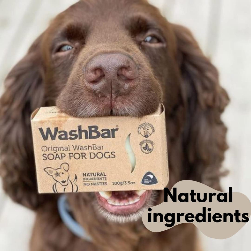 WashBar twin-pack packaging minimizes waste and simplifies storage.