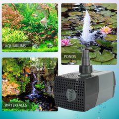 WaterRebirth HSUP4000F aquarium use powers steady water movement