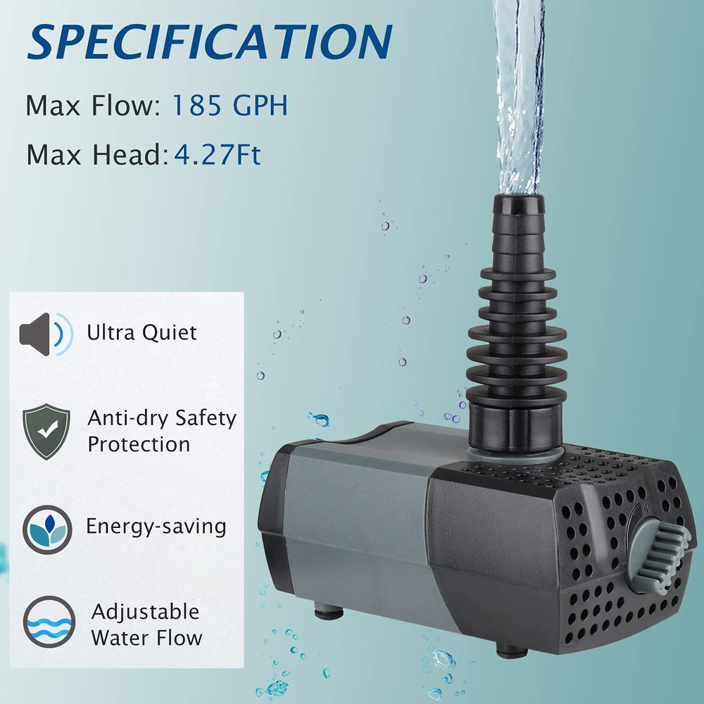 WaterRebirth HSUP700F top view illustrates small footprint for versatile mounting.